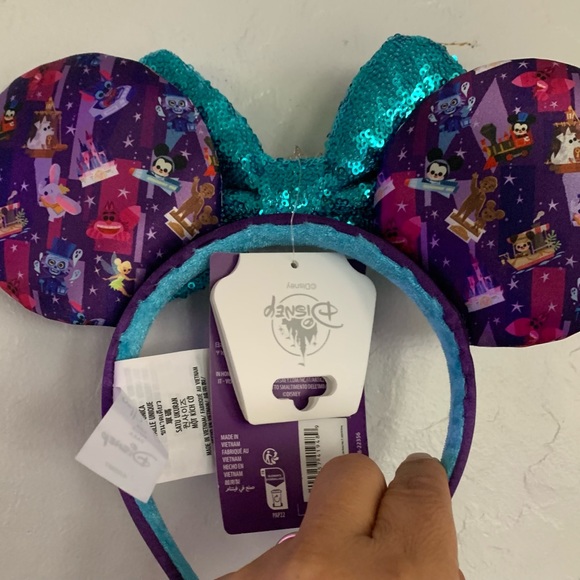 Joey Chou Disney Parks Minnie Mouse Ears Headband For Adults NWT